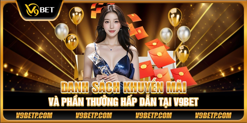 Danh sách khuyến mãi và phần thưởng hấp dẫn tại V9Bet